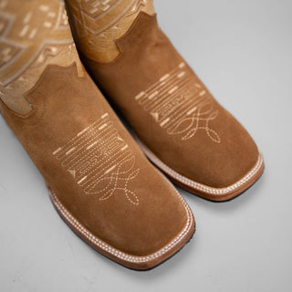 Men's 521 Nobuck and Hair Square Toe Cowboy Boots