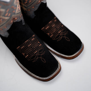 Men's 521 Nobuck and Hair Square Toe Cowboy Boots