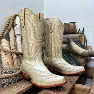 Rodeo Cartie AMELIA Pearl, Women's Snip Toe Cowboy Boots & Western Cowgirl Boots