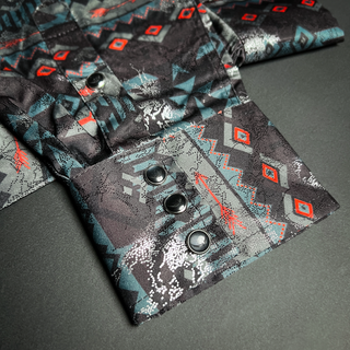 Men's Western Button Down Long Sleeve Shirt