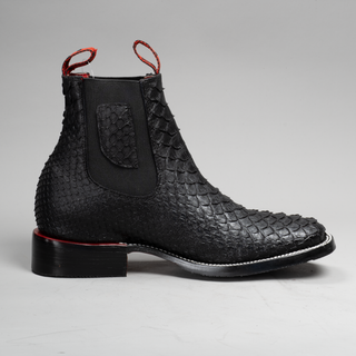 Men's Python Tribute Square Toe Ankle Boot