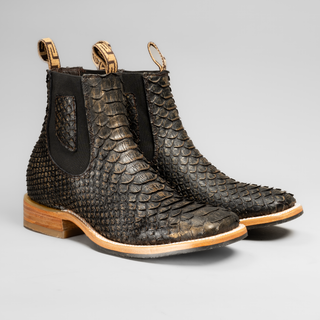 Men's Python Tribute Square Toe Ankle Boot