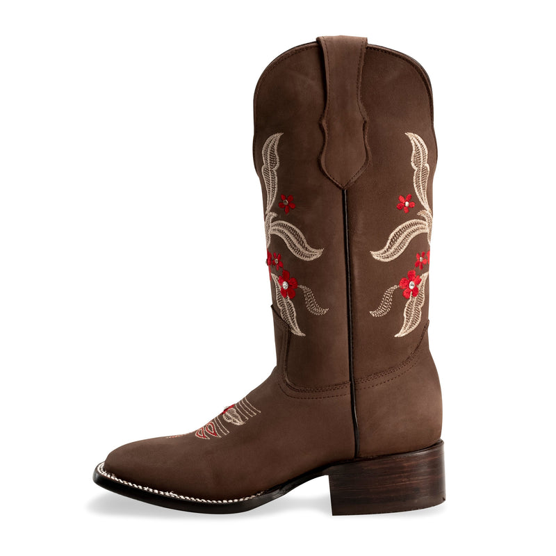 Load image into Gallery viewer, JB 16-06 Sand, Premium Women&#39;s Square Toe Western Boots.
