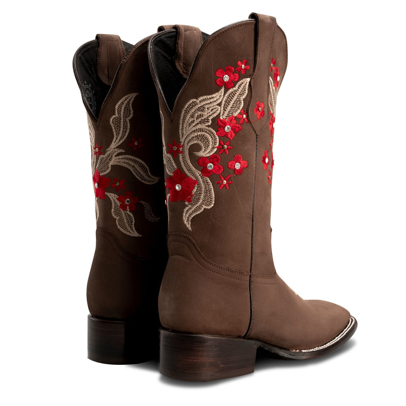 Load image into Gallery viewer, JB 16-06 Sand, Premium Women&#39;s Square Toe Western Boots.
