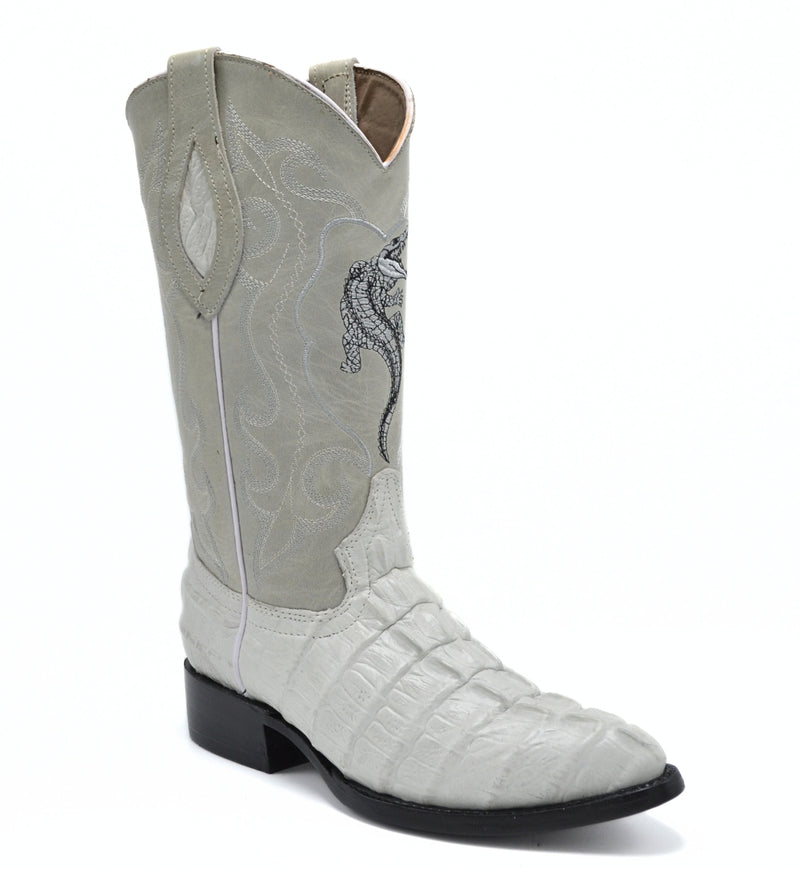 Load image into Gallery viewer, JB904 Bone Men&#39;s Western Boots: J Toe Cowboy boots in Genuine Leather
