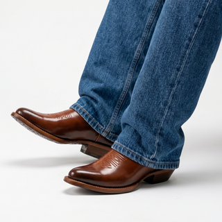 Men's Chameleon Leather J Toe Cowboy Boots