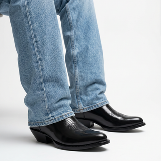 Men's Chameleon Leather J Toe Cowboy Boots