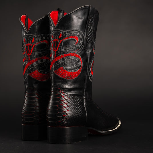 Men's VIPER Python Tribute Square Toe Boot