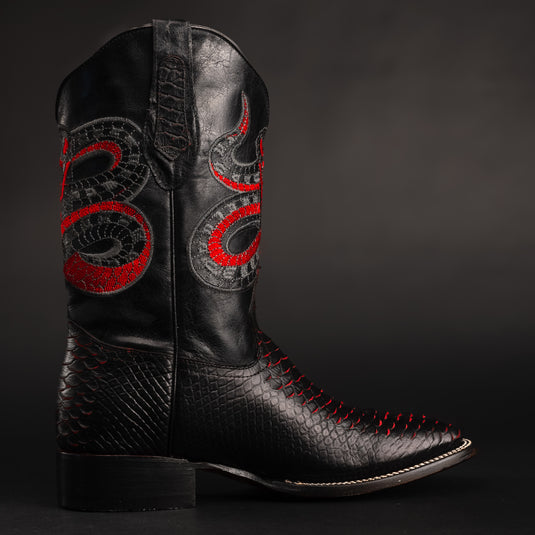 Men's VIPER Python Tribute Square Toe Boot