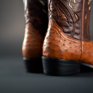 Men's Ostrich Original Exotic J Toe Cowboy Boot