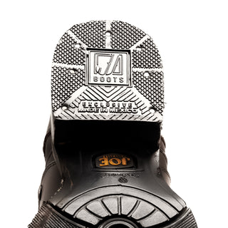 Joe Boots 512 Brown Combo Men's Western Boots: Square Toe Cowboy & Rodeo Boots with Genuine Leather Belt and Phone Case