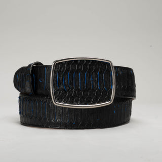 Men's VIPER Python Square Toe Cowboy Boots and Belt Combo