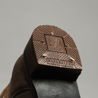Men's 587 Leather Square Toe Cowboy Boots Combo