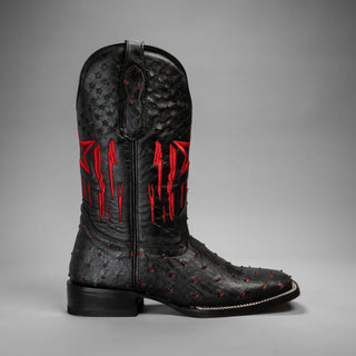 Men's Ostrich Tribute Square Toe Cowboy Boot