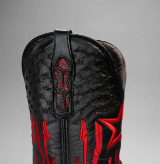 Men's Monster Fish Tribute Square Toe Cowboy Boot