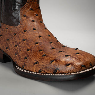 Men's Ostrich Tribute Square Toe Cowboy Boot