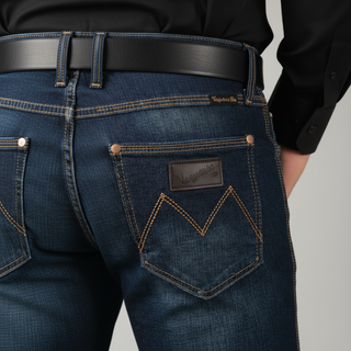 Men's Western Bootcut High Waist Stretch Premium Jeans