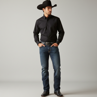 Men's Western Bootcut High Waist Stretch Premium Jeans