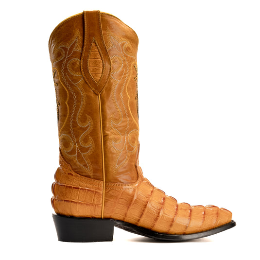 Combo JB904 Buttercup Combo Men's Western Boots: J Toe Cowboy boots in Genuine Leather 004 Butter Belt