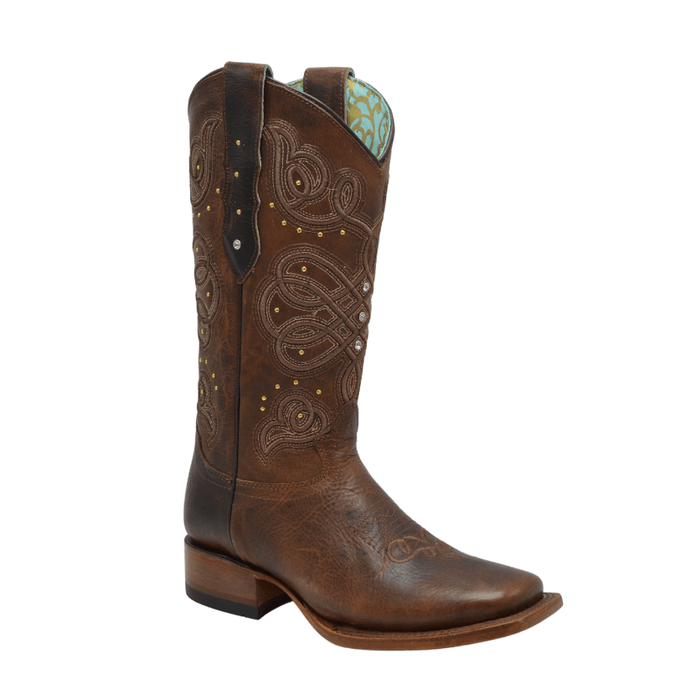 LIZ Brown Woman Boots Square Toe