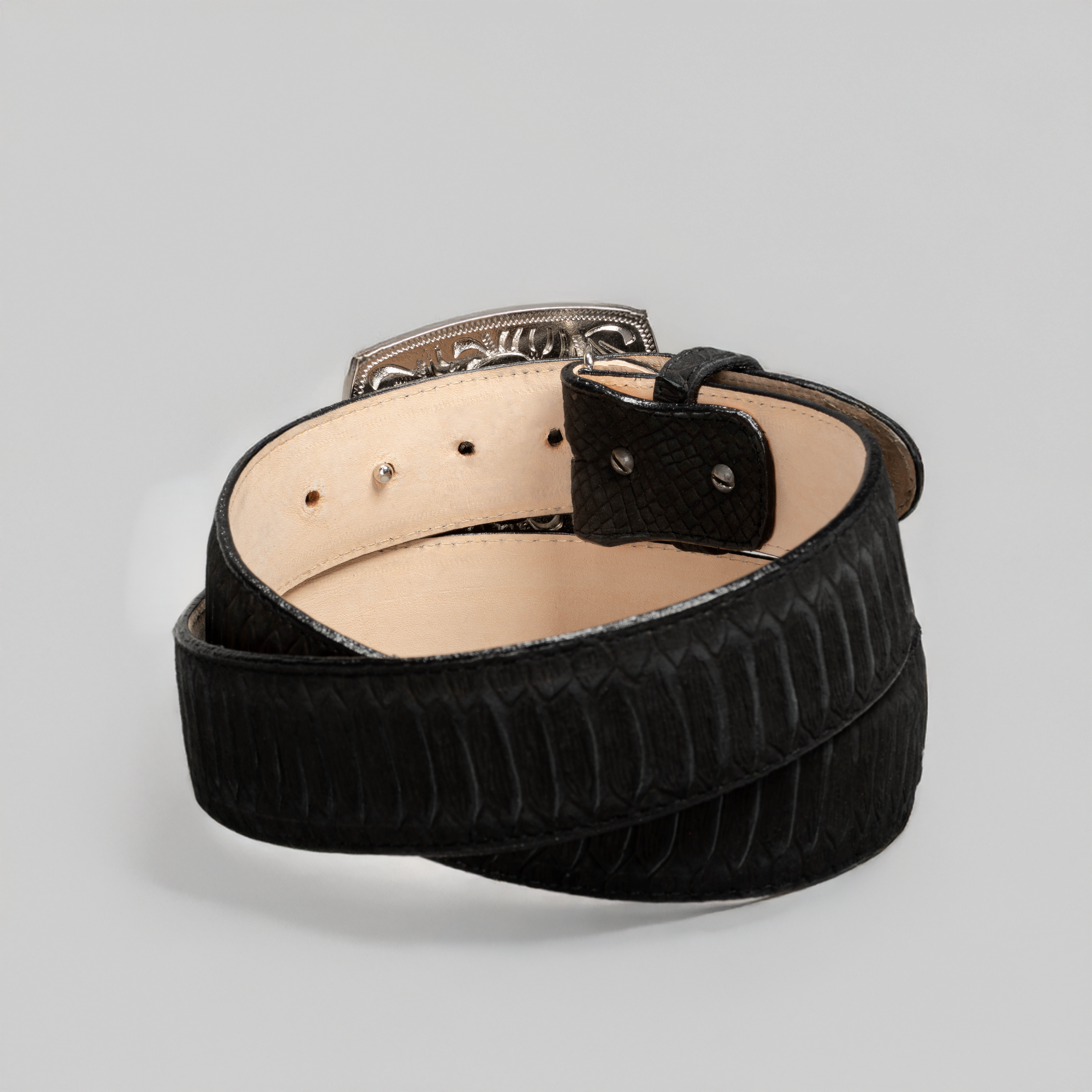 BD701 Caiman Print Leather Belt | Cinturones para Hombre | Joe Boots BD701 Caiman Print Leather Belt | Cinturones para Hombre | Joe Boots