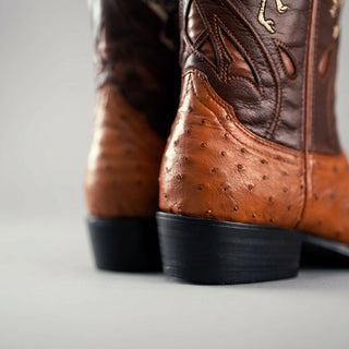 Men's Ostrich Original Exotic J Toe Cowboy Boot