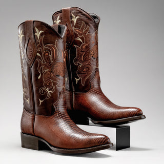 Men's Lizard Tribute J Toe Cowboy Boots