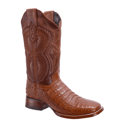 JB706 Square Toe Rodeo Boot Caiman Original Leather Chedron