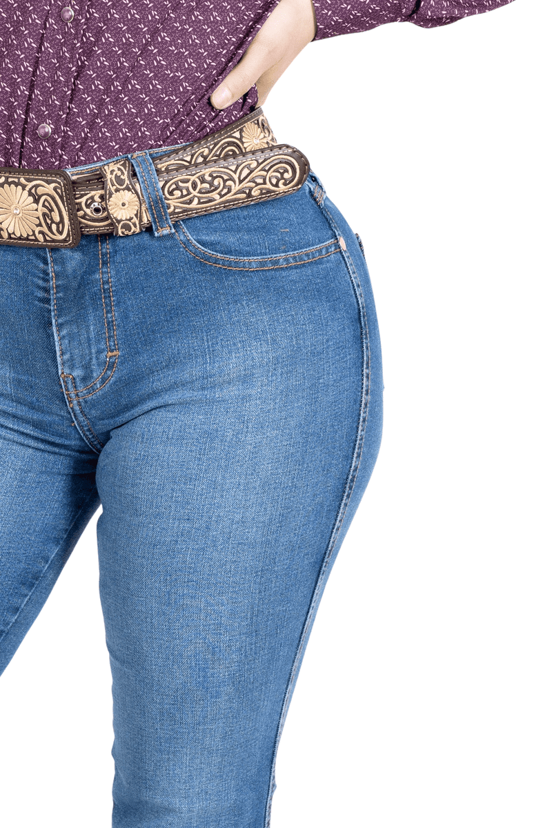 Load image into Gallery viewer, Women Light Blue Classic Bootcut Premium Jeans

