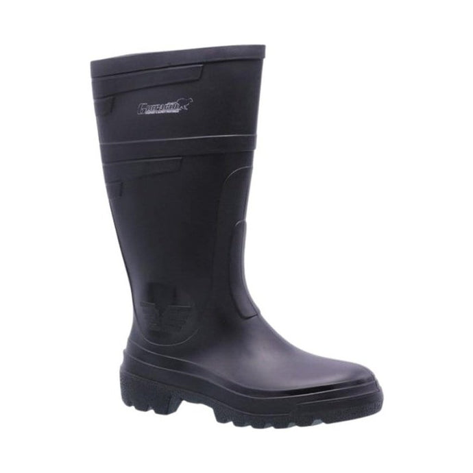 G901 Black Men's Rain Boots Waterproof, Garden Fishing Outdoor Work PVC Boots
