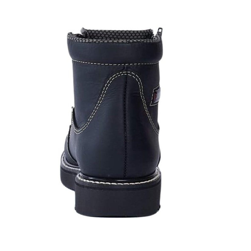 Load image into Gallery viewer, HM330 Black Short Boots Zipper
