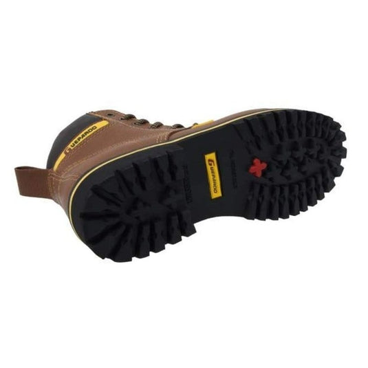 NDP-45 Brown Guepardo Short Boot Lace Up Tractor Sole
