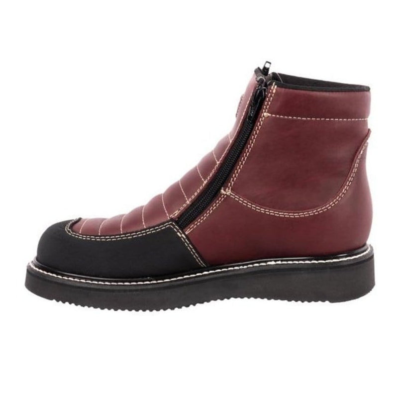 Load image into Gallery viewer, HM338 Short Boots Zipper-Wine
