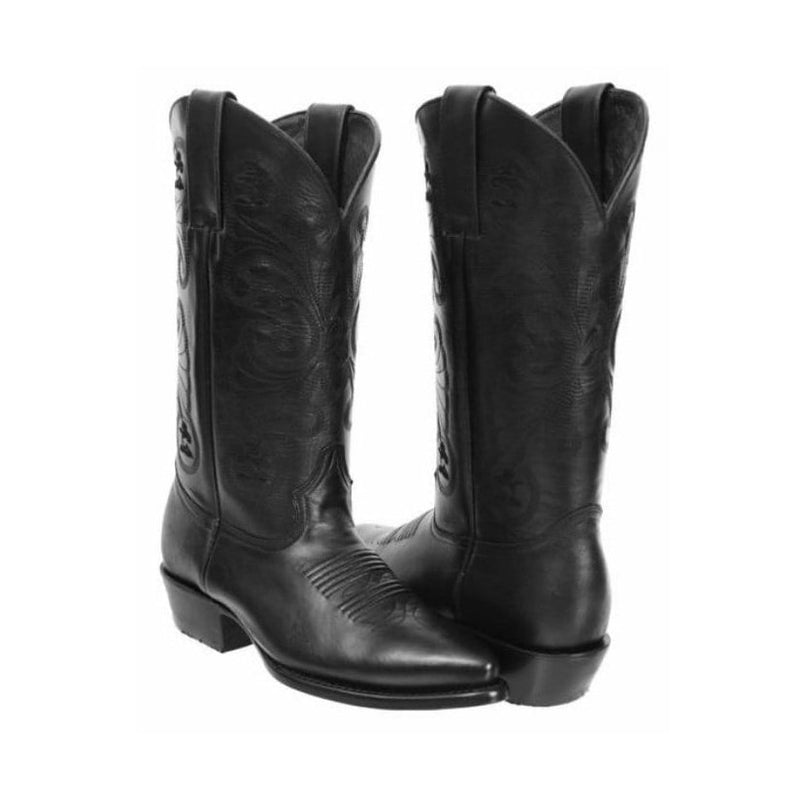 Load image into Gallery viewer, Joe Boots 900G Black Men&#39;s Western Boots: J Toe Cowboy boots in Genuine PRIME Leather
