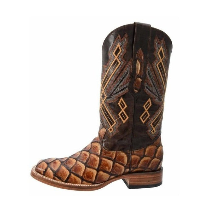 Load image into Gallery viewer, 136 Chedron Rodeo Boots Piraruccu Print (Width EE Wide- Half size less recommended)
