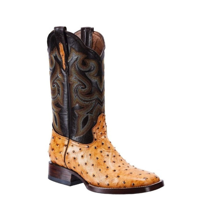 BD701 Butter Men's Western Boots: Square Toe Cowboy & Rodeo Boots in Genuine Leather