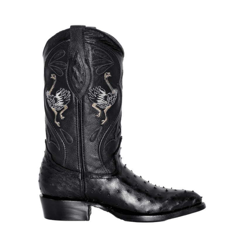 Load image into Gallery viewer, JB903 J Toe Ostrich Original  Boot Black
