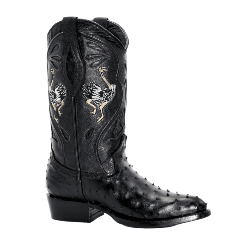 JB903 BLACK J Toe Boots Original Men's Cowboy Boots Ostrich JB903 BLACK J Toe Boots Original Men's Cowboy Boots Ostrich