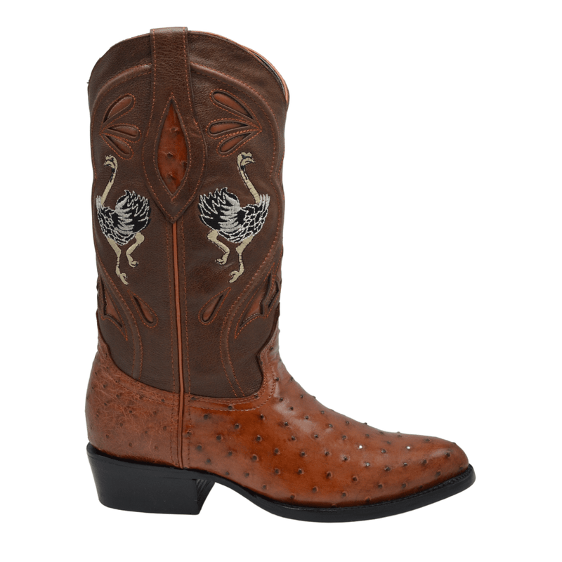Load image into Gallery viewer, JB903 J Toe Original Ostrich Cowboy Boots Shedron

