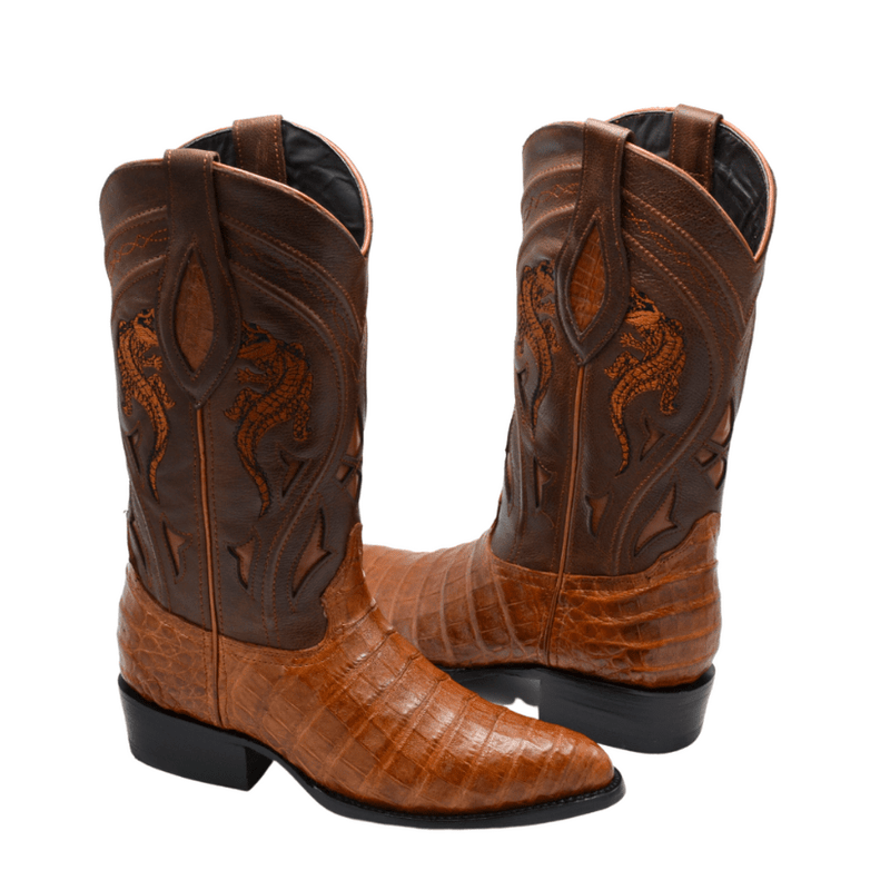 Load image into Gallery viewer, JB908 J Toe Caiman Original Boot Shedron
