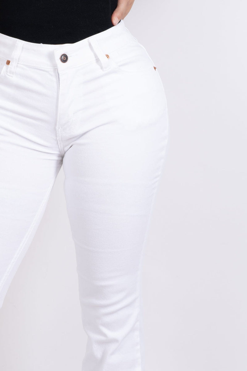 Load image into Gallery viewer, LV Women White Classic Bootcut Premium Jeans
