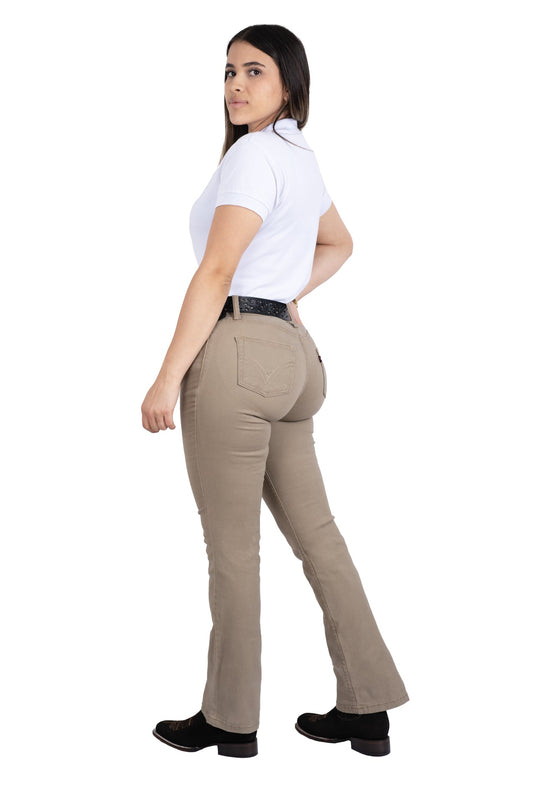 Buy PATRORNA White Mid Rise Relaxed Fit Bootcut Trousers for Women Online @  Tata CLiQ