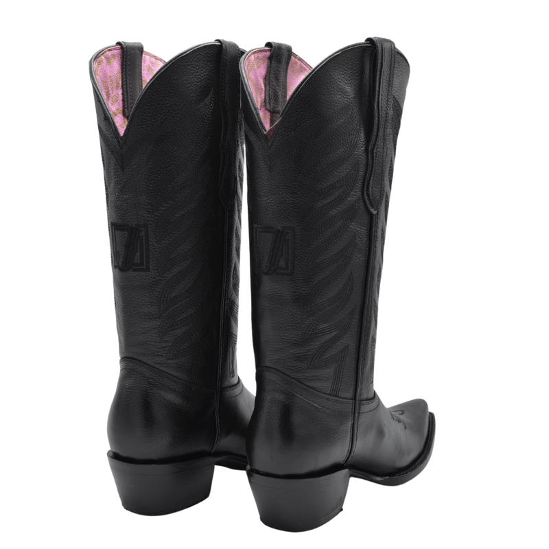 Load image into Gallery viewer, RC320 Classic Cowgirl Boots for Women Snip Toe Black
