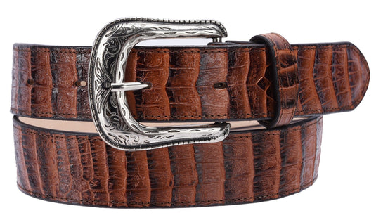 BD704 Combo Caiman Print Leather Chedron