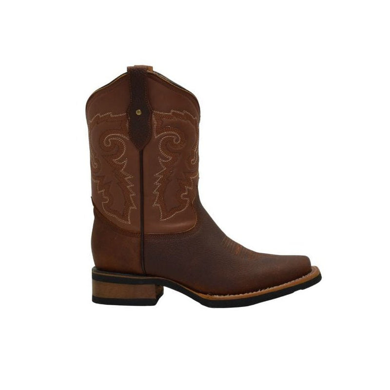 Load image into Gallery viewer, Combo VE517 Oryx Men&#39;s Western Boots: Square Toe Rodeo boots in Genuine Leather CB22 Honey Belt
