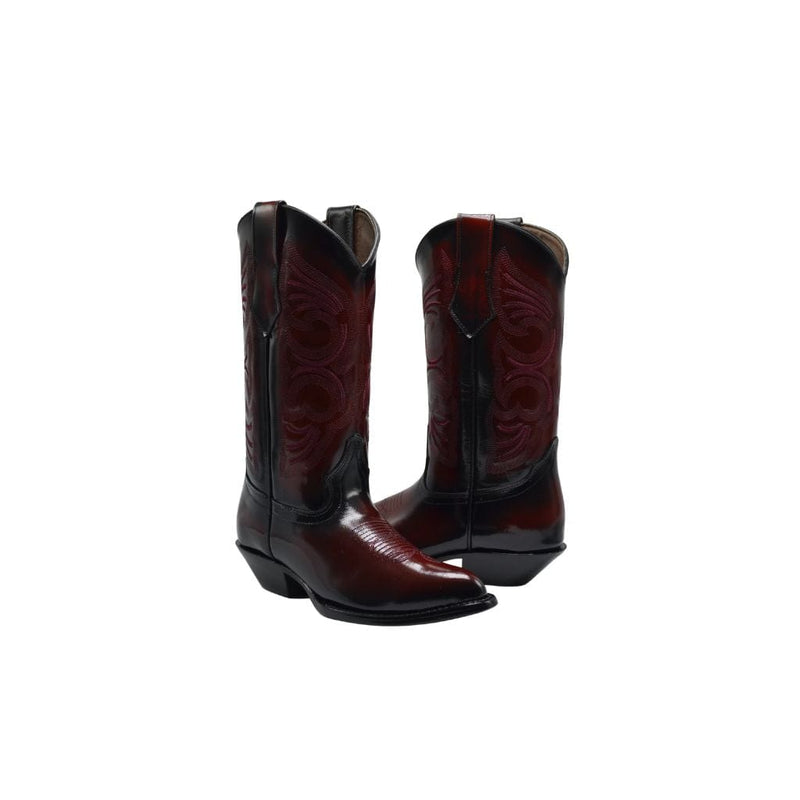 Load image into Gallery viewer, Joe Boots 900C Black cherry Men&#39;s Western Boots: J Toe Cowboy boots in Genuine PRIME Leather
