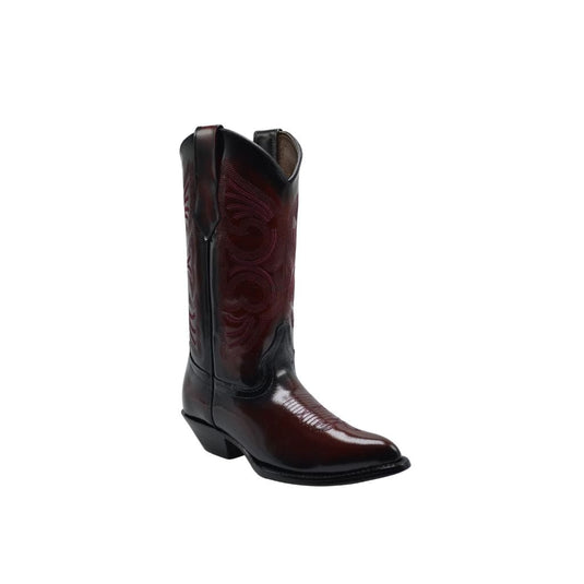 Joe Boots 900C Black cherry Men's Western Boots: J Toe Cowboy boots in Genuine PRIME Leather